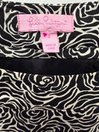 2 3/4 Sleeve Silk Blend Roses Dress
