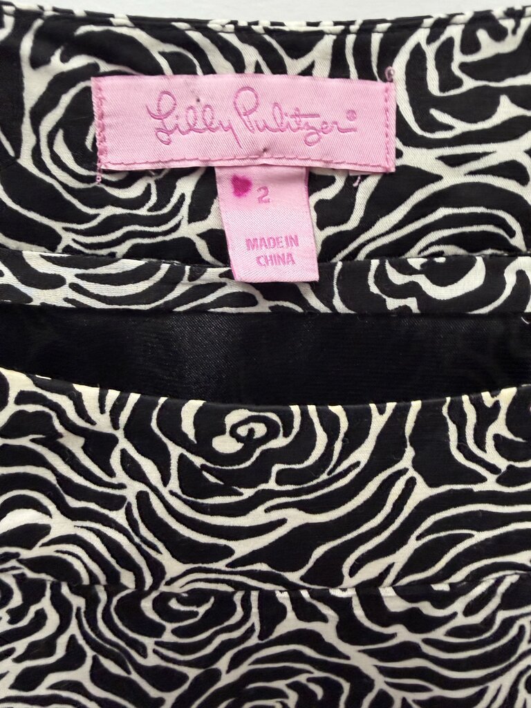 2 3/4 Sleeve Silk Blend Roses Dress