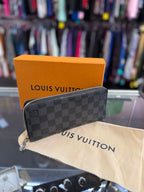 Louis Vuitton Damier Graphite Zippy Wallet Vertical