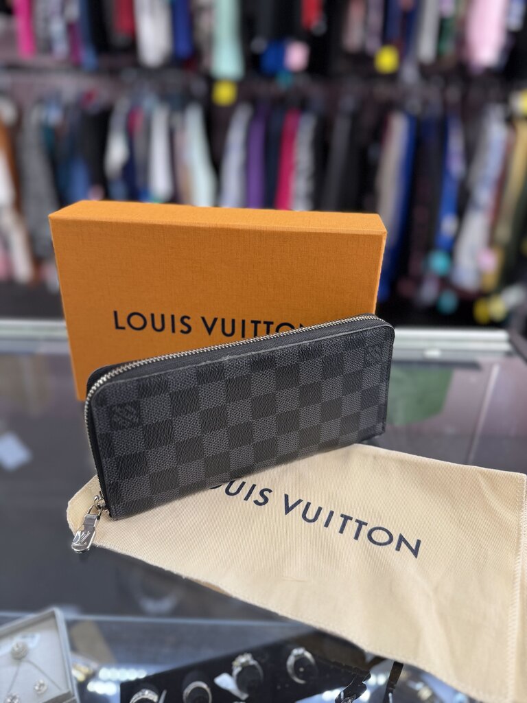 Louis Vuitton Damier Graphite Zippy Wallet Vertical