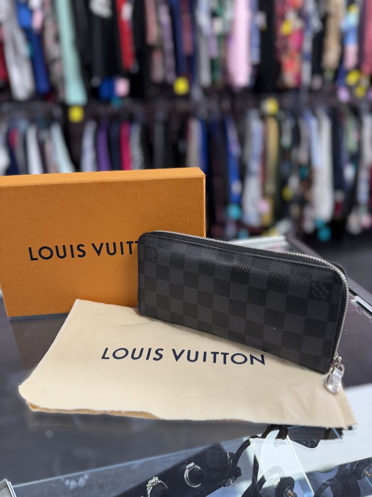 Louis Vuitton Damier Graphite Zippy Wallet Vertical