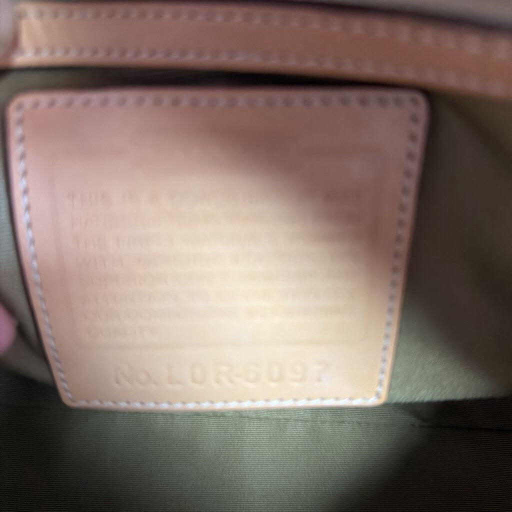 Beige Cloth Monogram Handbag