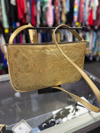Mariana Muller Tooled Leather Crossbody By Mexican Designer