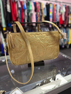 Mariana Muller Tooled Leather Crossbody By Mexican Designer