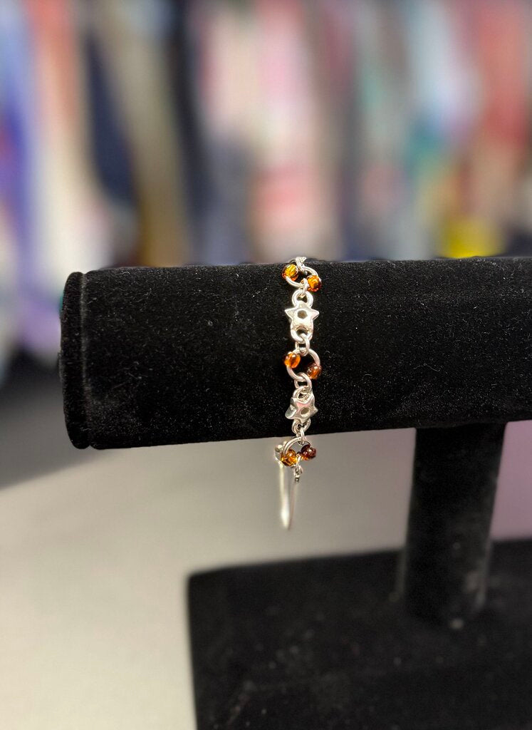 925 Star & Bead Bracelet