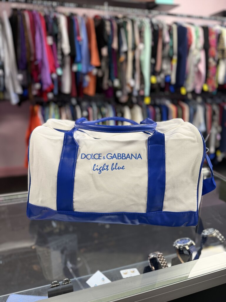 Dolce & Gabbana Light Blue Travel Duffle