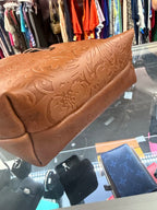 Portland Leather Meadow Tooled Leather Tote