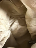 Jimmy Choo Metallic Silver Biker Boho Chain Shoulder Bag