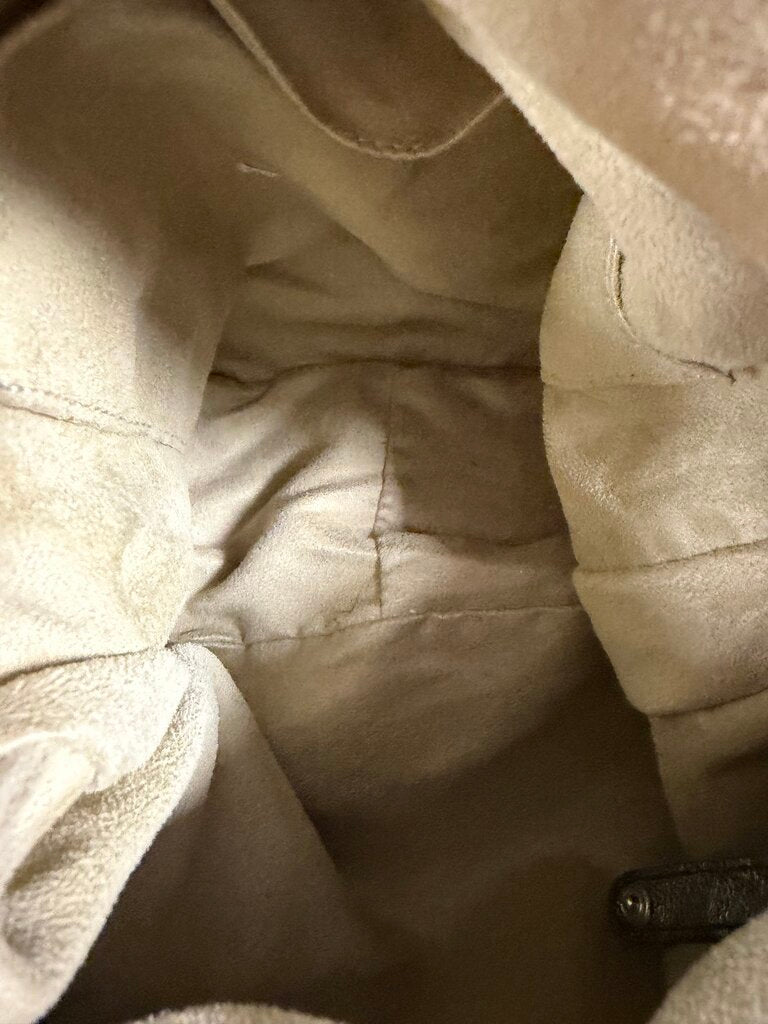 Jimmy Choo Metallic Silver Biker Boho Chain Shoulder Bag