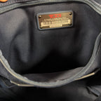 TUMI X ORLEBAR Tote Bag white navy Thick Rubber Material Removable Initial Plate