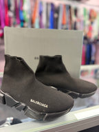7/38 Balenciaga Speed 2.0 All Black Sneakers