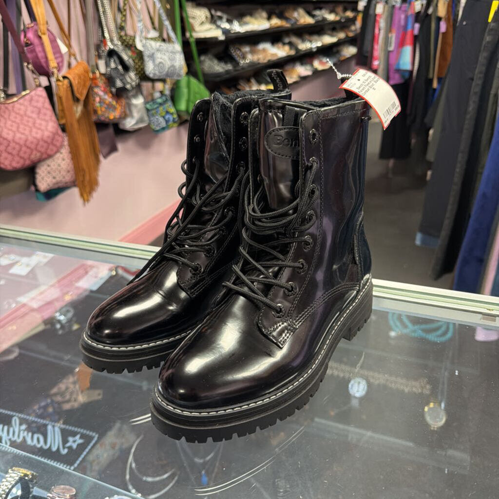 10 Bench Patent Fleece-Lined Combat Boot