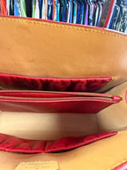Louis Vuitton X Christian Louboutin Monogram Iconoclast Calf Hair Studs Satchel