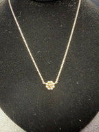 Tiffany &Co. 18k Gold Silver 925 Paloma Picasso Daisy Jolie Bead Flower Necklace