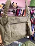 Rosetti Shoulder Bag Faux Leather Dbl Zip