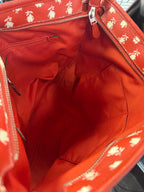 Coach Badlands Floral City Zip Close Tote Coated Canvas