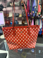 Coach Badlands Floral City Zip Close Tote Coated Canvas