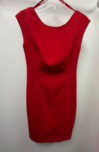 8 Anthropologie Sleeveless Solid Boat Neck Open Back Sheath Dress