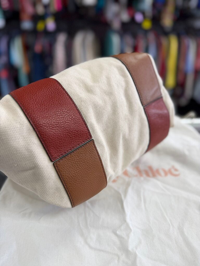 See by Chloe Laetizia Canvas & Leather Tote Bag