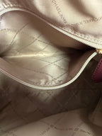 Michael Kors Jet Set Travel Medium Jacquard Logo Duffle Priced for Missing Long Strap