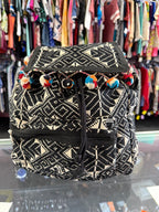 BuckHead Canvas Backpack Pom-Pom Detail