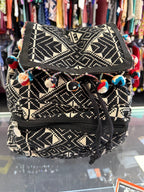 BuckHead Canvas Backpack Pom-Pom Detail