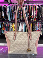 Michael Kors Voyager Zip Close Tote Medium Monogram
