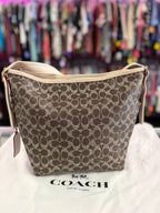 Coach 35092 Canvas Signature Hobo Bag