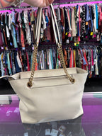 Michael Kors Jet Set Pebbled Leather Chain Strap Tote
