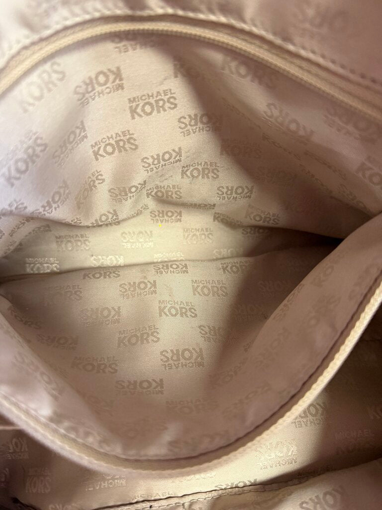 Michael Kors Jet Set Pebbled Leather Chain Strap Tote