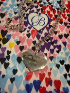 Brighton Love Beyond Words Reversible Heart Necklace 18"