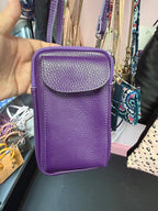 Palermo Italian Leather Cellphone Crossbody
