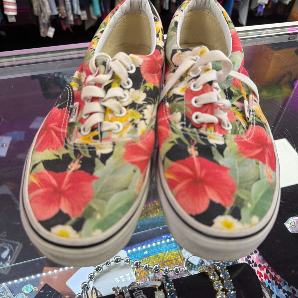 10.5 Vans Aloha Lace Up Sneakers