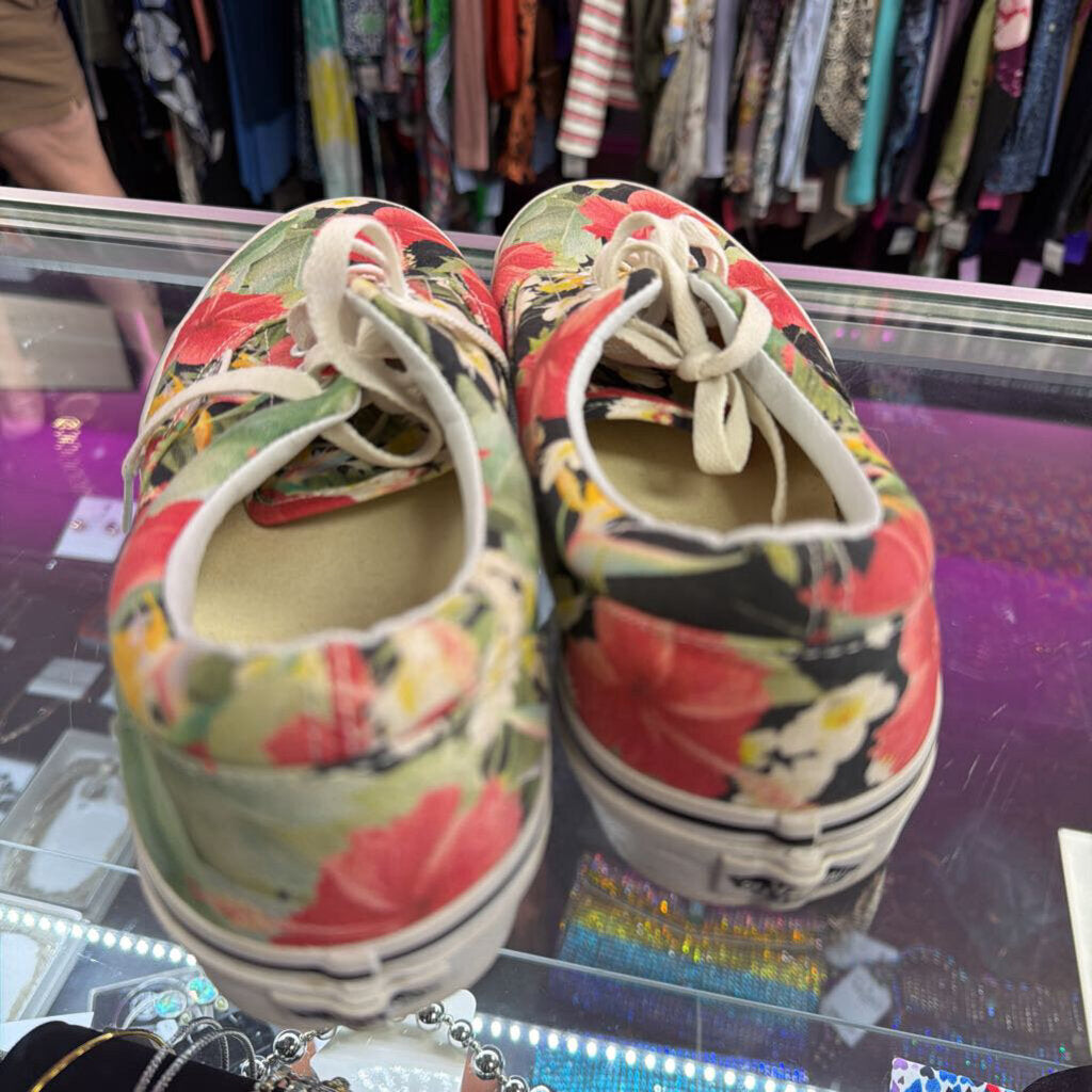 10.5 Vans Aloha Lace Up Sneakers