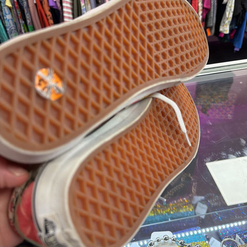 10.5 Vans Aloha Lace Up Sneakers