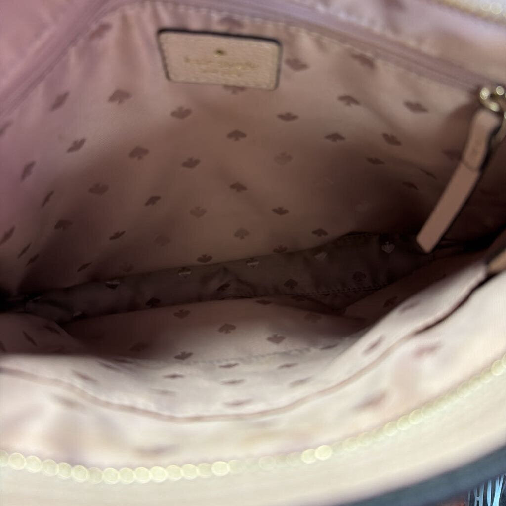 Kate Spade Pebbled Leather Crossbody Bag Chester Street Dessi Beige