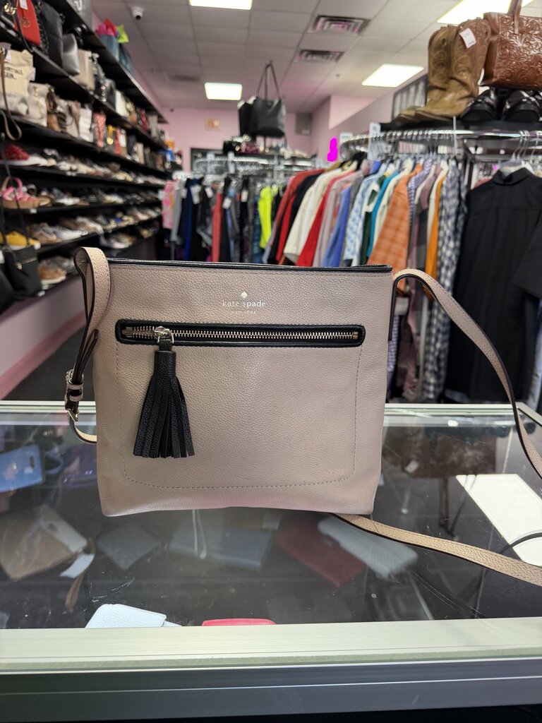 Kate Spade Pebbled Leather Crossbody Bag Chester Street Dessi Beige