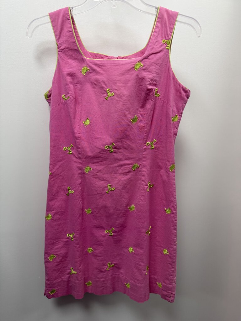 6 Lilly Pulitzer VTG Sleeveless Crab Lobster Shift Dress