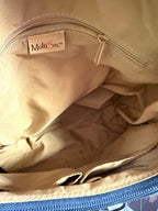 Multi Sac Nylon Leather Spotted Backpack