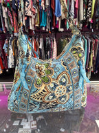 Vera Bradley Blue Rhapsody Large Hobo