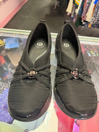 9.5 Bzees Bzees Niche Slip On Sneakers Stretch Comfort Loafers Washable