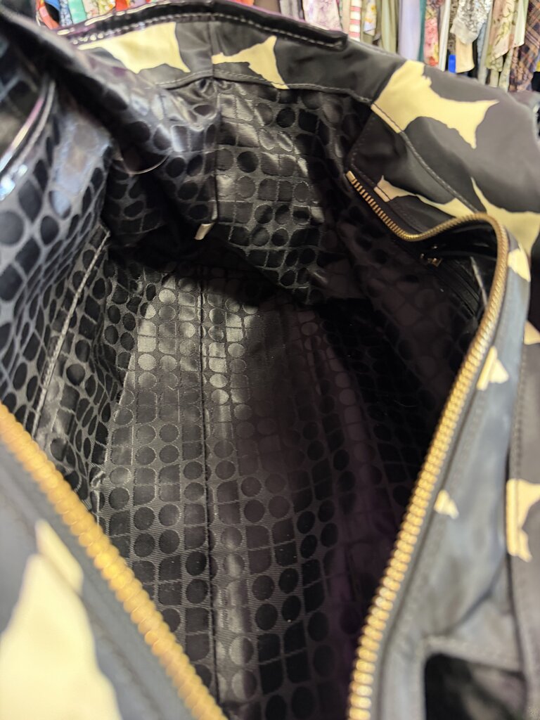 Kate Spade New York Black Nylon Stevie Baby Diaper Bag Tote