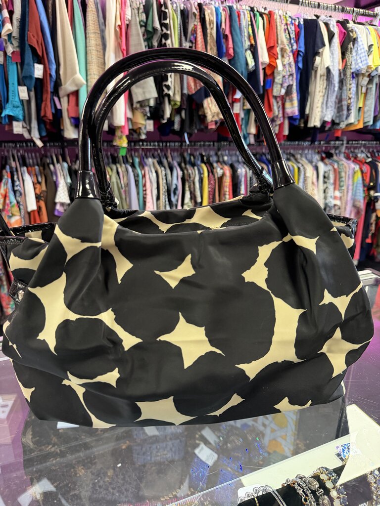 Kate Spade New York Black Nylon Stevie Baby Diaper Bag Tote