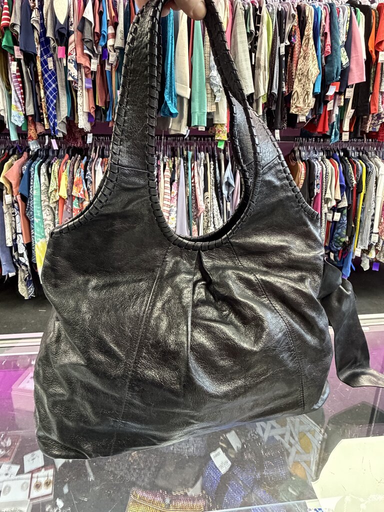 Talbot's Leather Woven Detail Bow Hobo