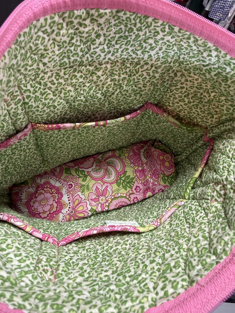 Vera Bradley Vera Bradley Petal Pink Quilted Floral Shoulder Tote Bag Retired
