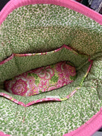 Vera Bradley Vera Bradley Petal Pink Quilted Floral Shoulder Tote Bag Retired
