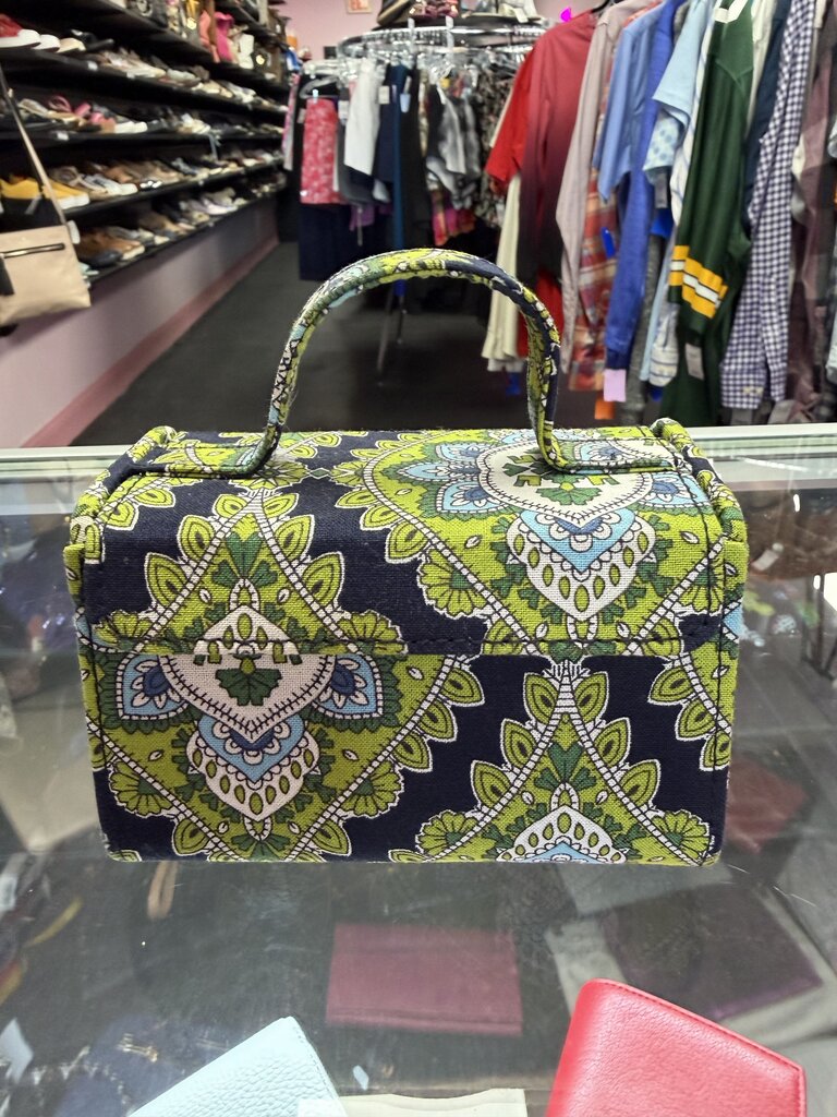 Vera Bradley Mini Jewelry Box Hard Case Travel Retired Cambridge
