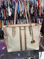 Michael Kors Gilly Large Drawstring Travel Tote Bag Logo