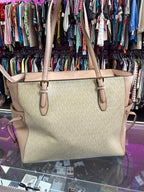 Michael Kors Gilly Large Drawstring Travel Tote Bag Logo