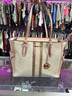 Michael Kors Gilly Large Drawstring Travel Tote Bag Logo